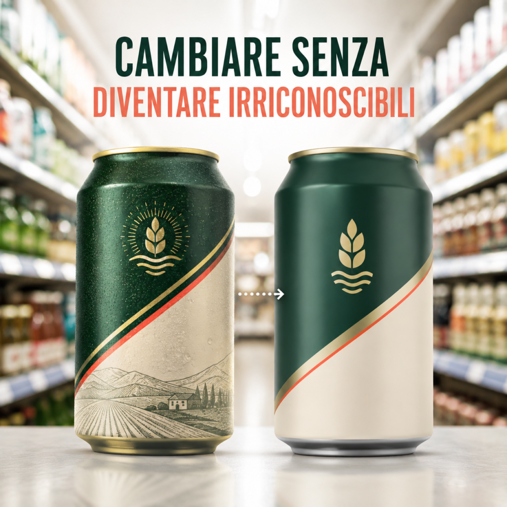 Cambiare packaging senza perdere riconoscibilità